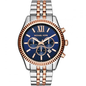 Michael Kors MK8412 Lexington Two Tone Blue - WATCH & WATCH