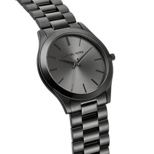 Michael Kors MK8507 Slim Runway Black Dial Ladies Watch - WATCH & WATCH