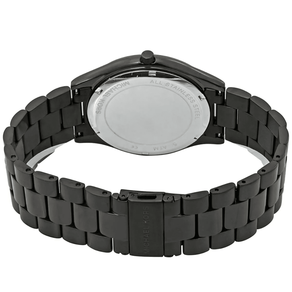 Michael Kors MK8507 Slim Runway Black Dial Ladies Watch - WATCH & WATCH