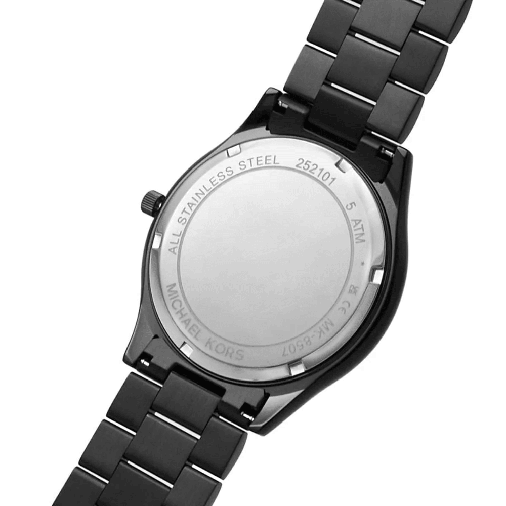 Michael Kors MK8507 Slim Runway Black Dial Ladies Watch - WATCH & WATCH