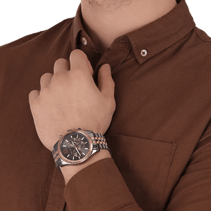 Michael Kors MK8561 Lexington Chronograph Grey Dial Men's Watch - WATCH & WATCH