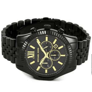 Michael Kors MK8603 Lexington Chronograph Black Dial Men's Watch - WATCH & WATCH