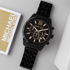Michael Kors MK8603 Lexington Chronograph Black Dial Men's Watch - WATCH & WATCH