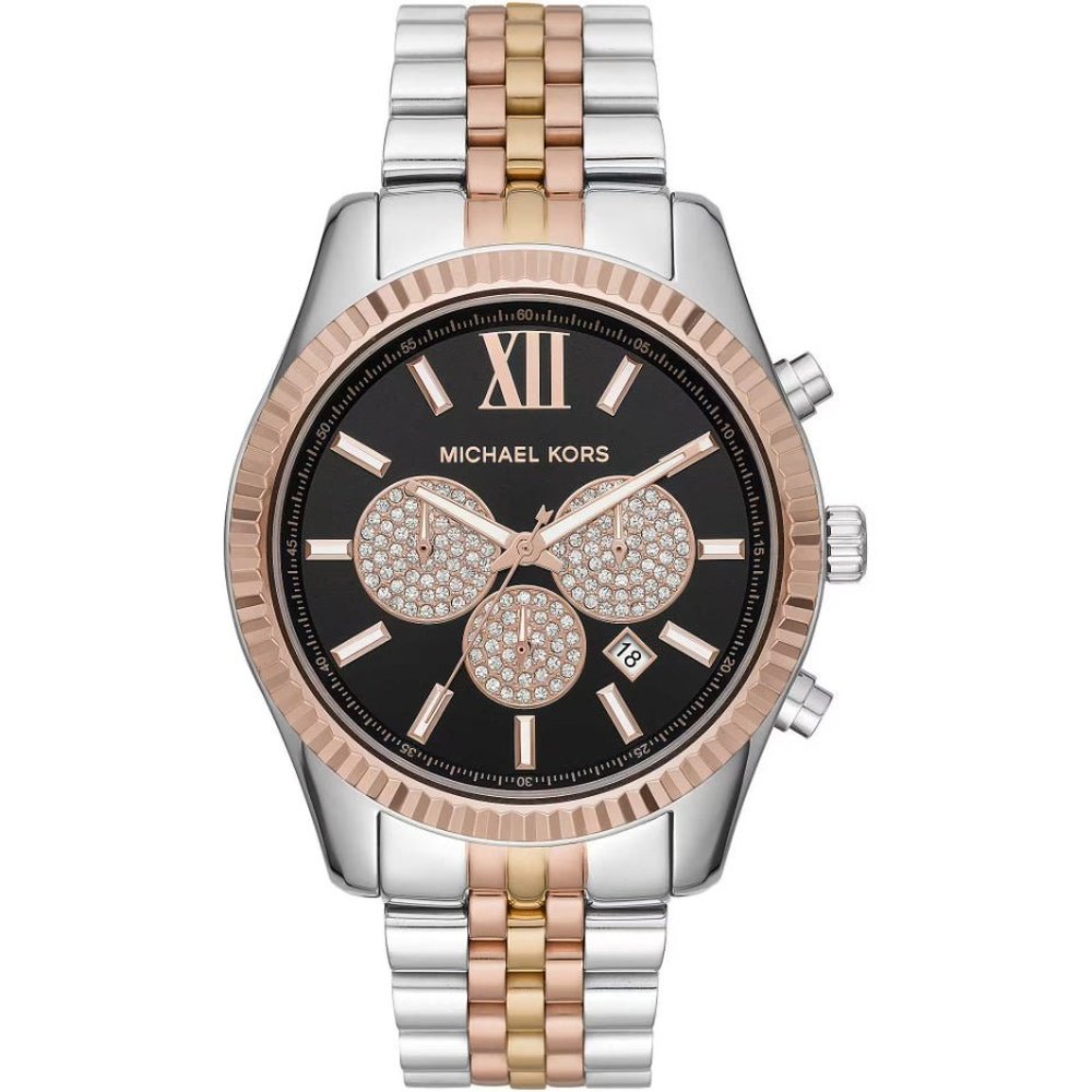 MK8714 Tri Tone Chronograph Watch