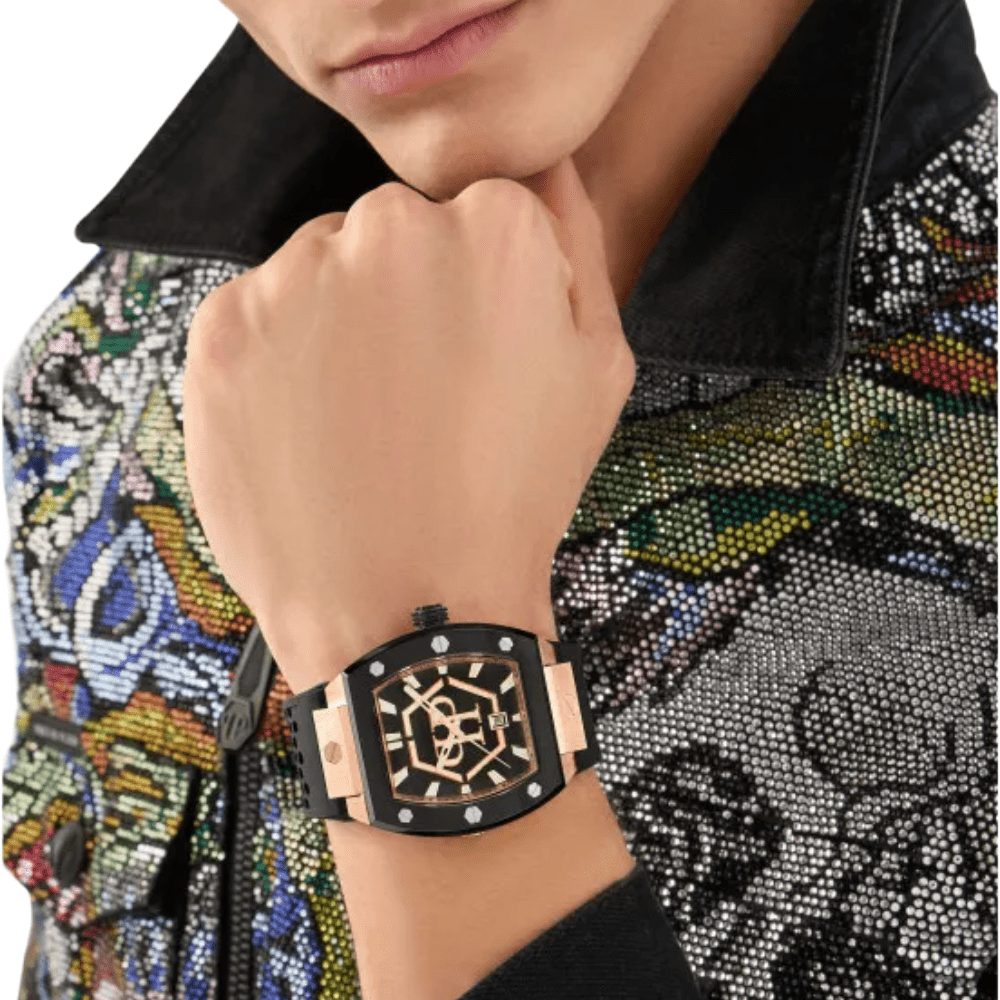 Philipp Plein PWPUA0124 The Hexagon Phantom Men's Watch - WATCH & WATCH