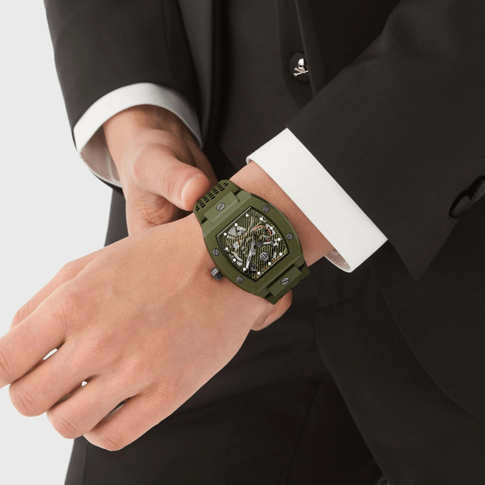 Philipp Plein PWVBA0223 The Skeleton Ecoceramic Men's Watch - WATCH & WATCH