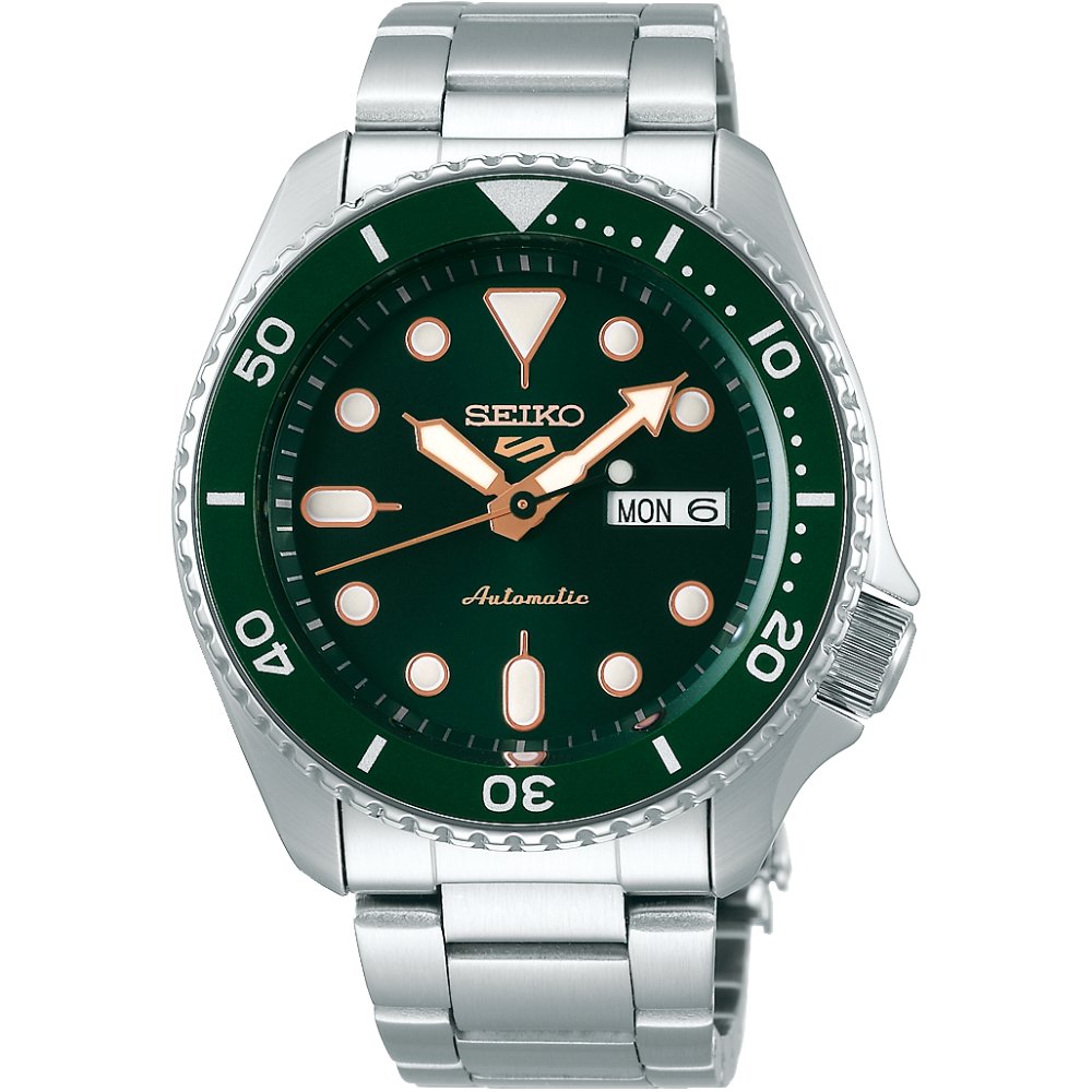 Seiko 5 Sports SRPD63K1 Green Dial Automatic Men's Watch - WATCH & WATCH