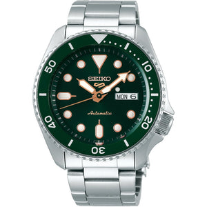 Seiko 5 Sports SRPD63K1 Green Dial Automatic Men's Watch - WATCH & WATCH