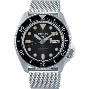 Seiko 5 Sports SRPD73K1 Black Dial Automatic Men's Watch - WATCH & WATCH