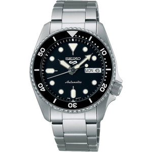 Seiko 5 Sports SRPK29K1 SKX Midi Black Dial Automatic Men's Watch - WATCH & WATCH