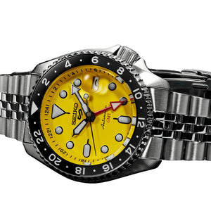 Seiko 5 Sports SSK017K1 Yellow Dial Automatic Men's Watch - WATCH & WATCH