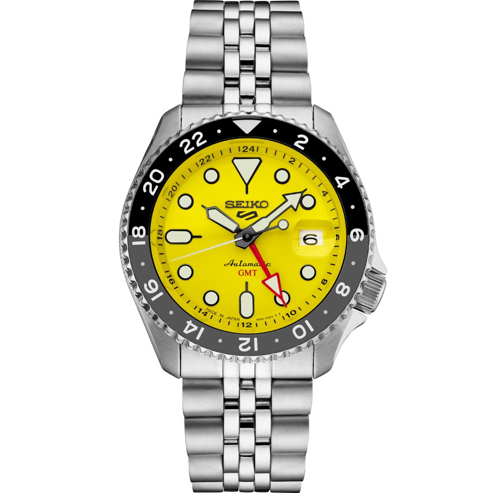 Seiko 5 Sports SSK017K1 Yellow Dial Automatic Men's Watch - WATCH & WATCH