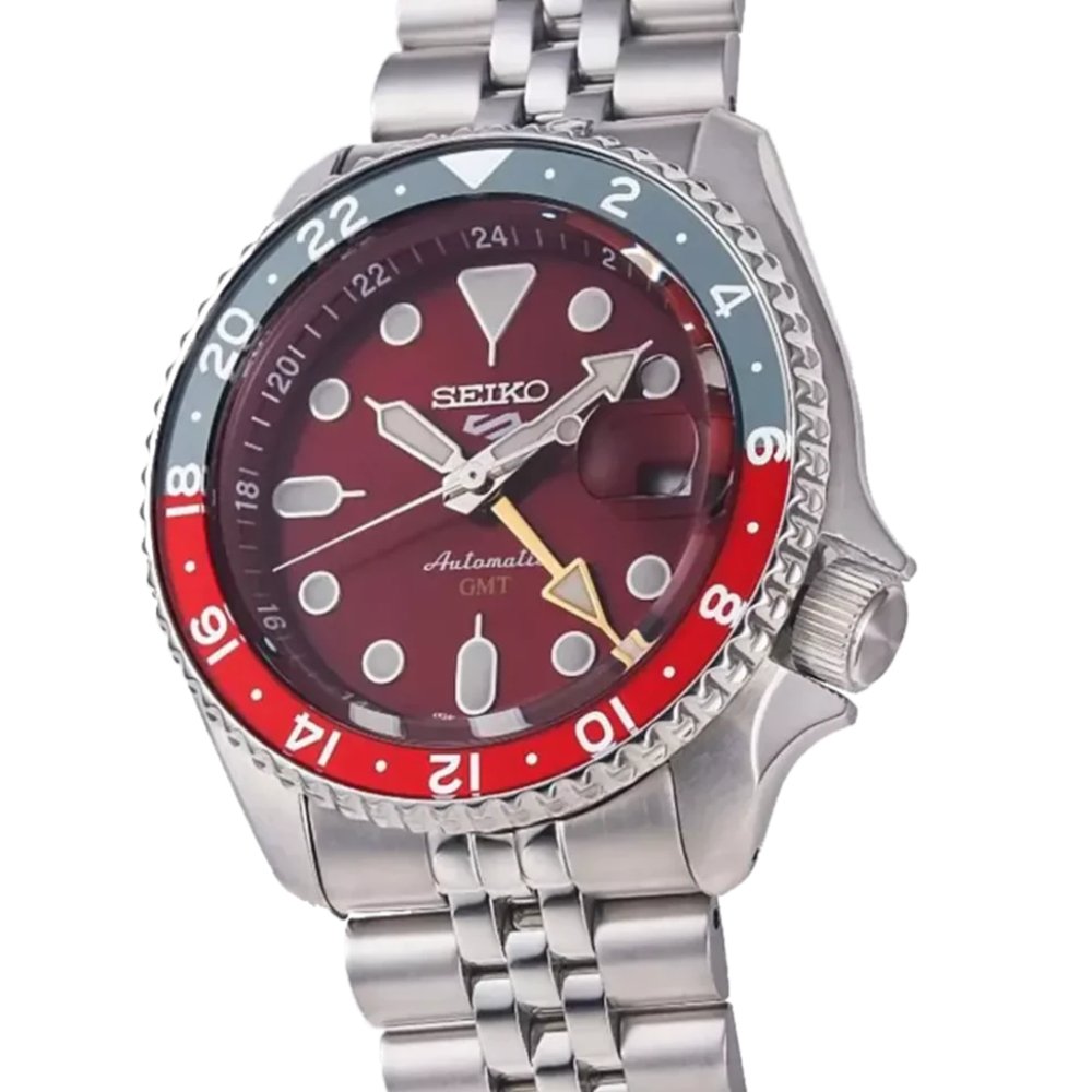 Seiko 5 Sports SSK031K1 Red Dial Automatic Men's Watch - WATCH & WATCH