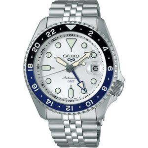 Seiko 5 Sports SSK033K1 SKX GMT White Dial Automatic Men's Watch - WATCH & WATCH