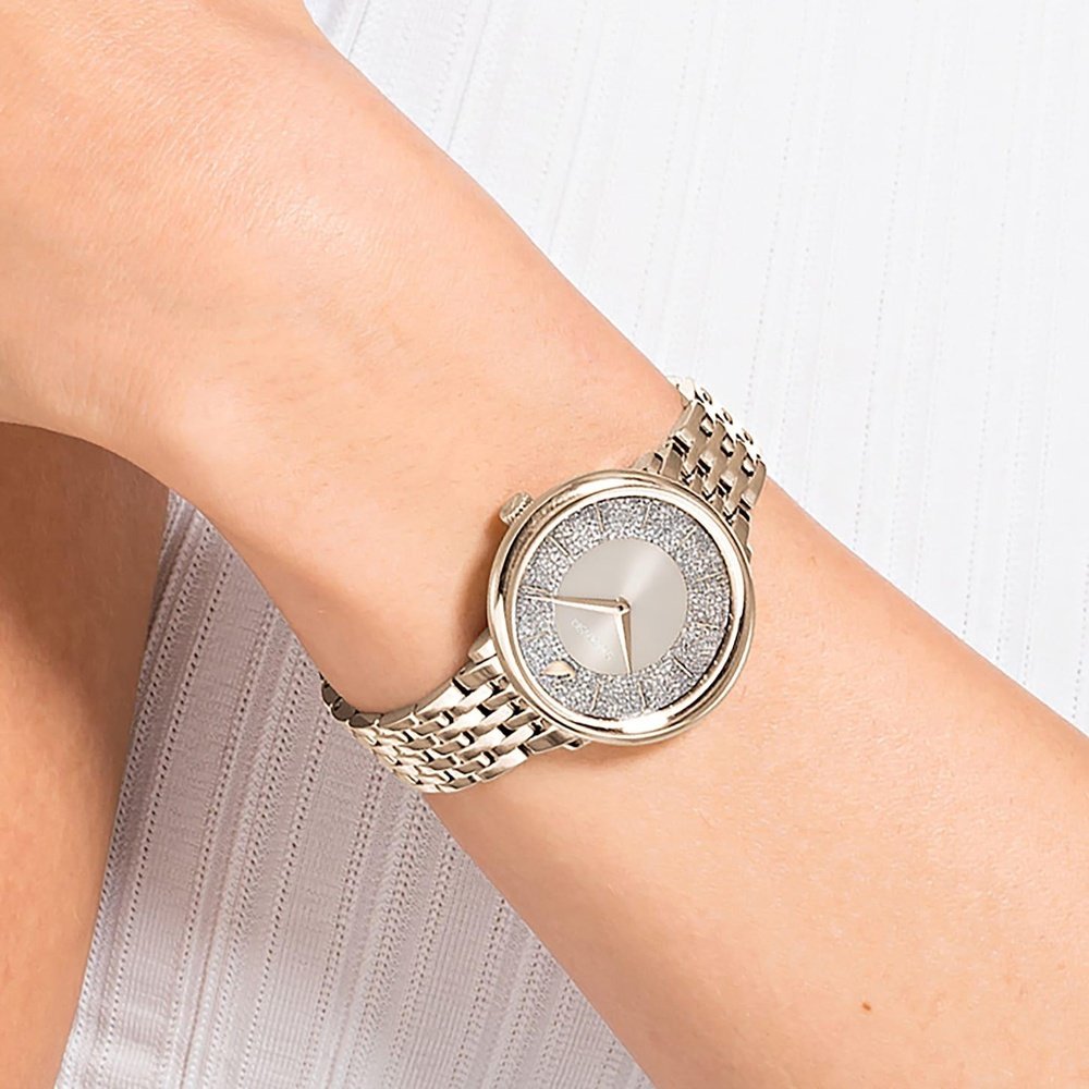 Swarovski 5547611 Crystalline Metal Bracelet Gold Tone Women's Watch - WATCH & WATCH™
