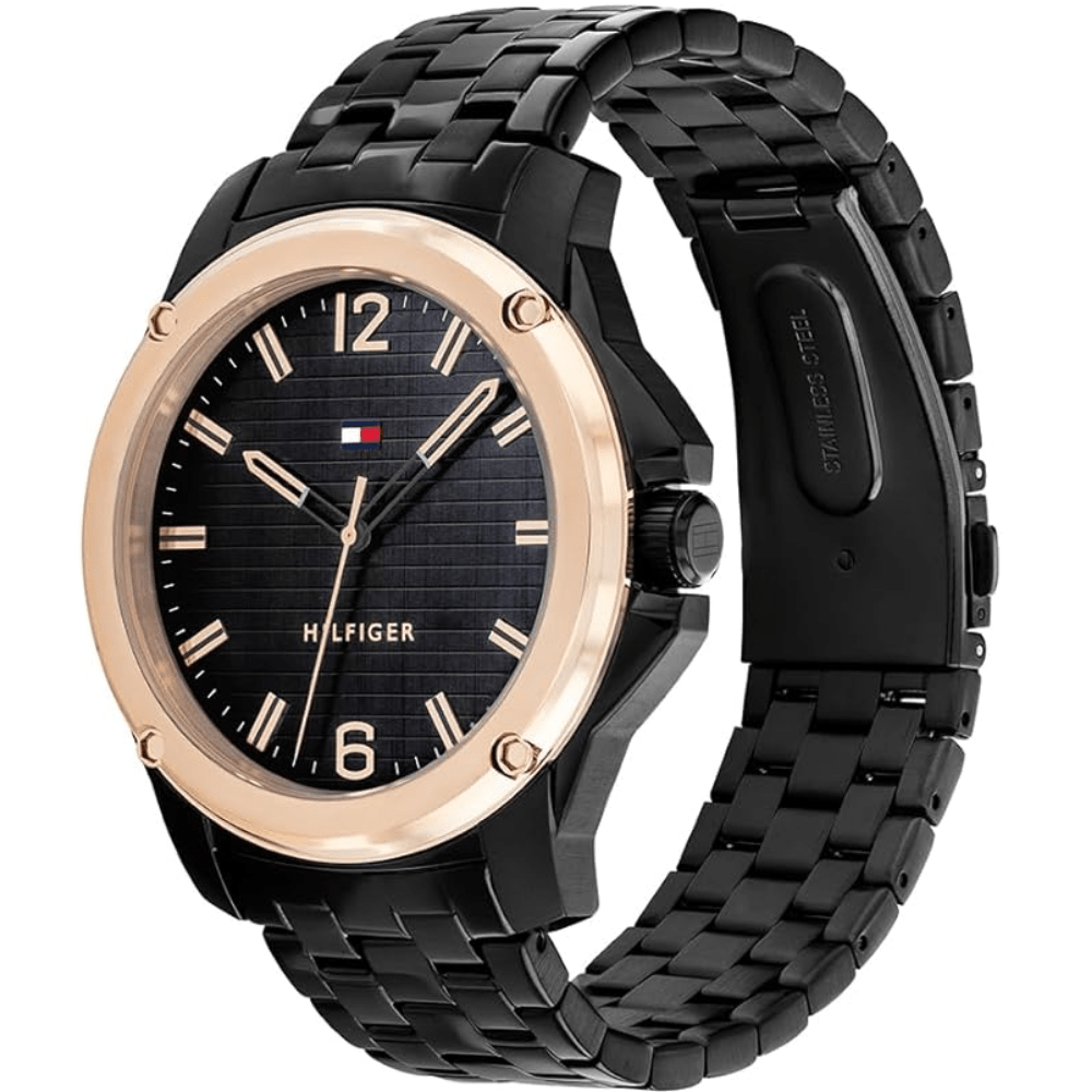 Tommy Hilfiger 1710488 Black Dial Men's Watch - WATCH & WATCH
