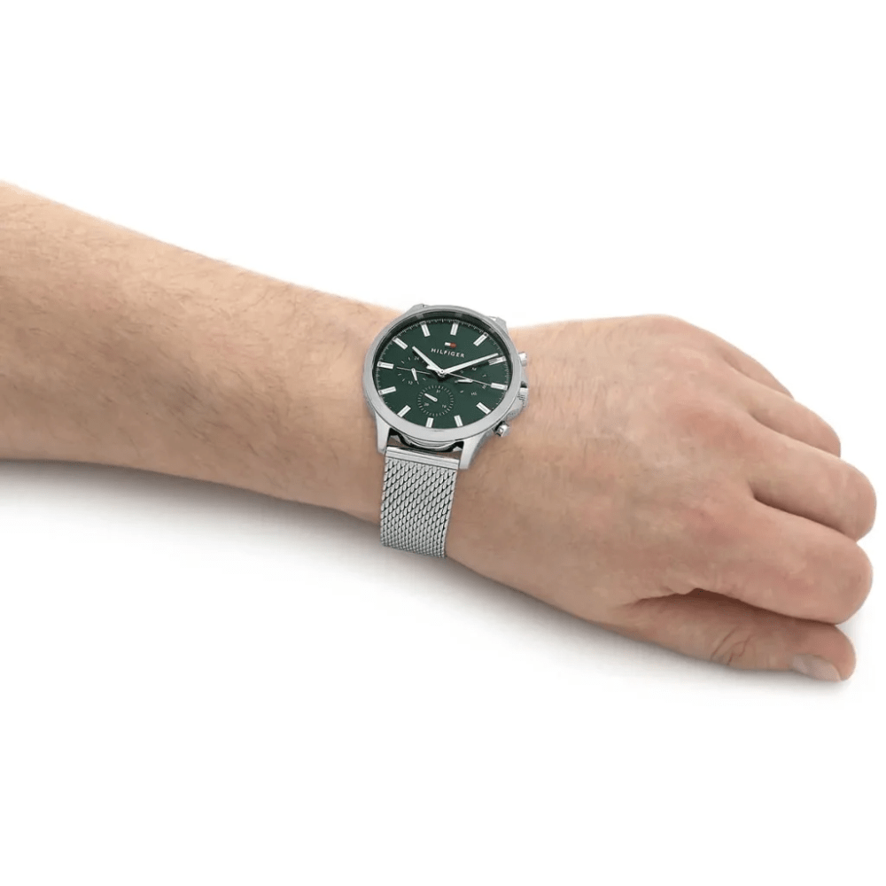 Tommy Hilfiger 1710499 Ryder Green Dial Men's Watch - WATCH & WATCH