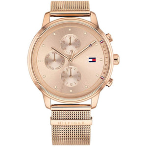 Tommy Hilfiger 1781907 Chronograph Rose Gold Ladies Watch - WATCH & WATCH