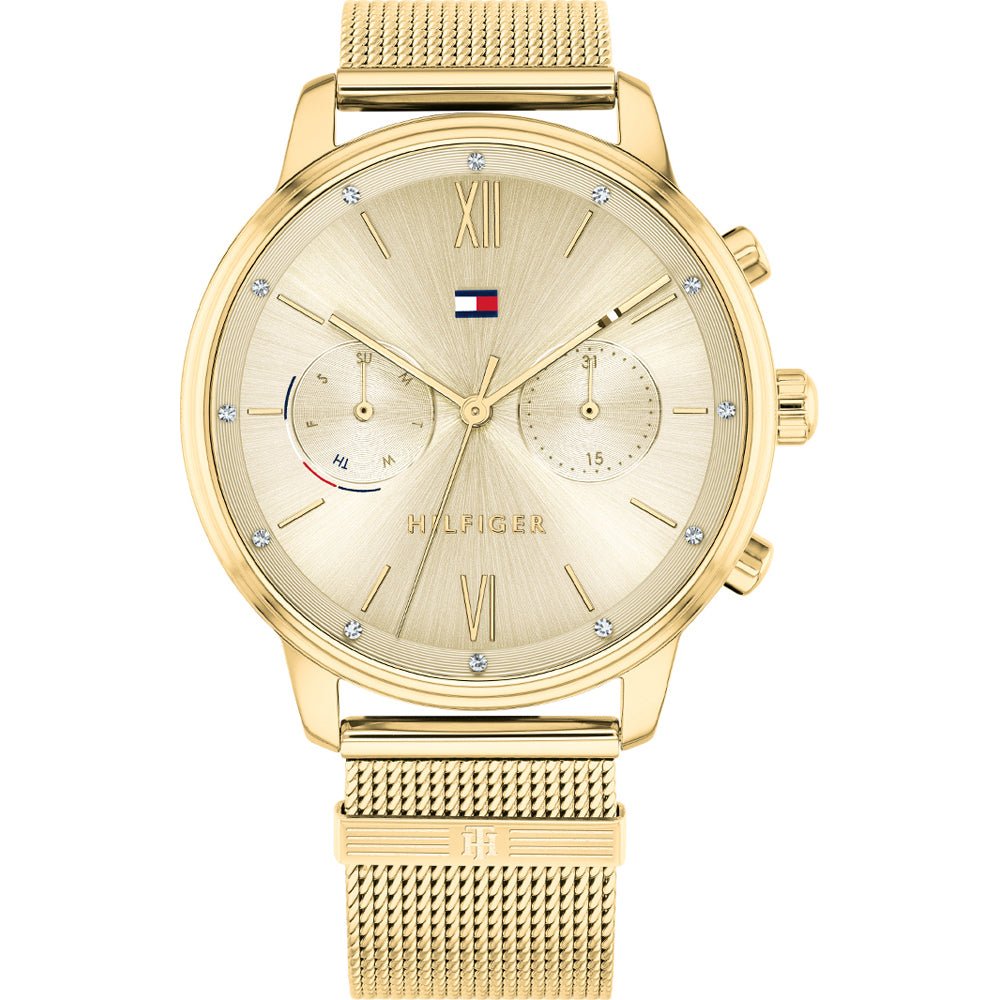 Tommy Hilfiger 1782302 Ladies Blake Gold Mesh Watch - WATCH & WATCH