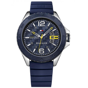 Tommy Hilfiger 1791204 Blue Dial Blue Silicone Men's Watch - WATCH & WATCH