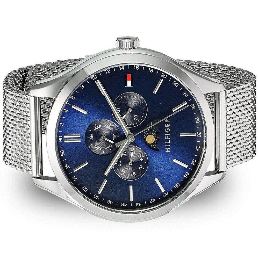 Tommy Hilfiger 1791302 Oliver Blue Dial Men's Watch - WATCH & WATCH