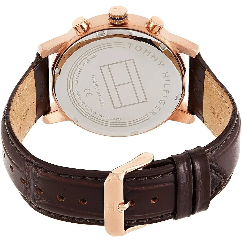 Tommy Hilfiger 1791399 Kane Brown Leather Men's Watch - WATCH & WATCH