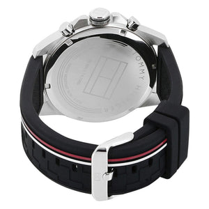 Tommy Hilfiger 1791473 Black Silicone Men's Watch - WATCH & WATCH