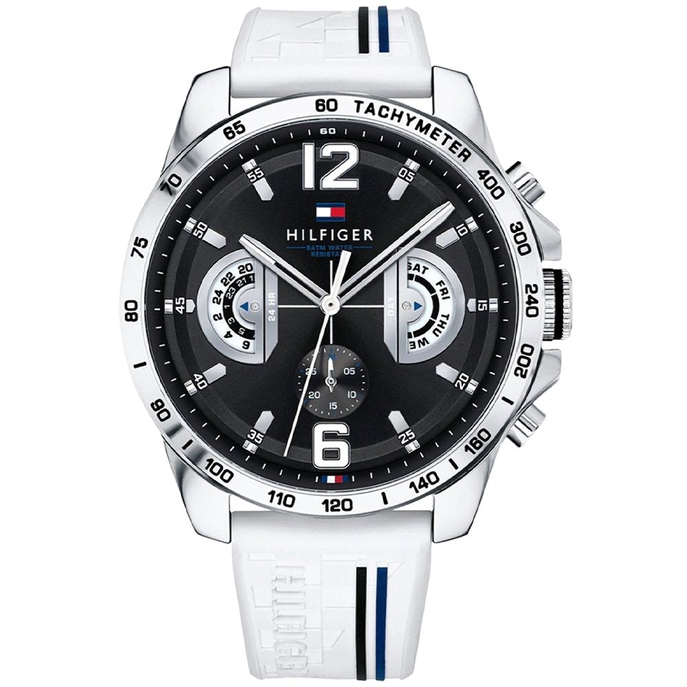 Tommy Hilfiger 1791475 White Decker Men's Watch - WATCH & WATCH