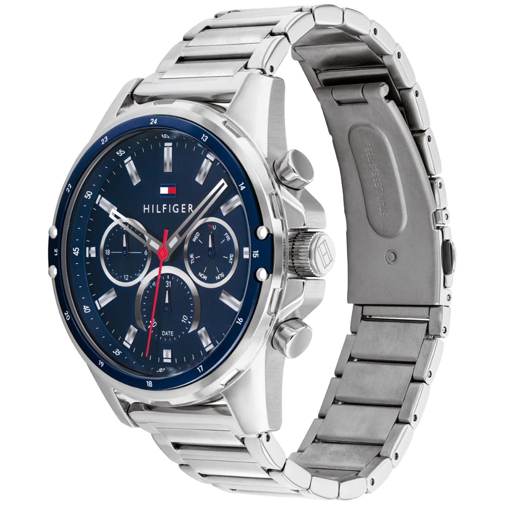 Tommy Hilfiger 1791788 Blue Dial Chronograph Men's Watch - WATCH & WATCH