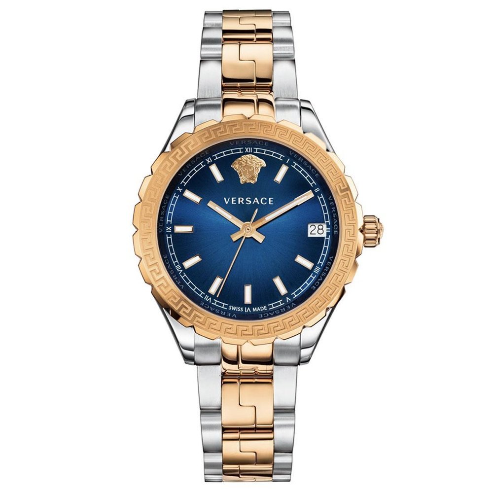 Versace Hellenyium Quartz Blue Dial Women's Watch