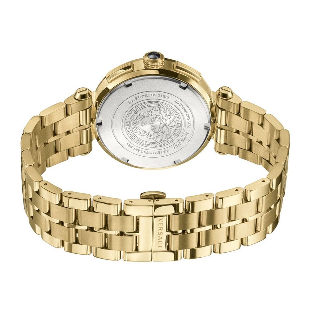 Versace VBR060017 Gold Tone Aion Chrono Men's Watch - WATCH & WATCH