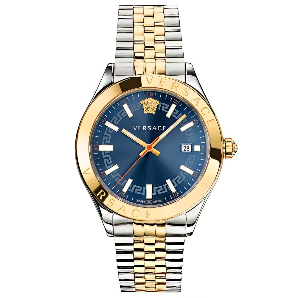 Versace VEVK00520 Hellenyium Men's Two - Tone Watch - WATCH & WATCH
