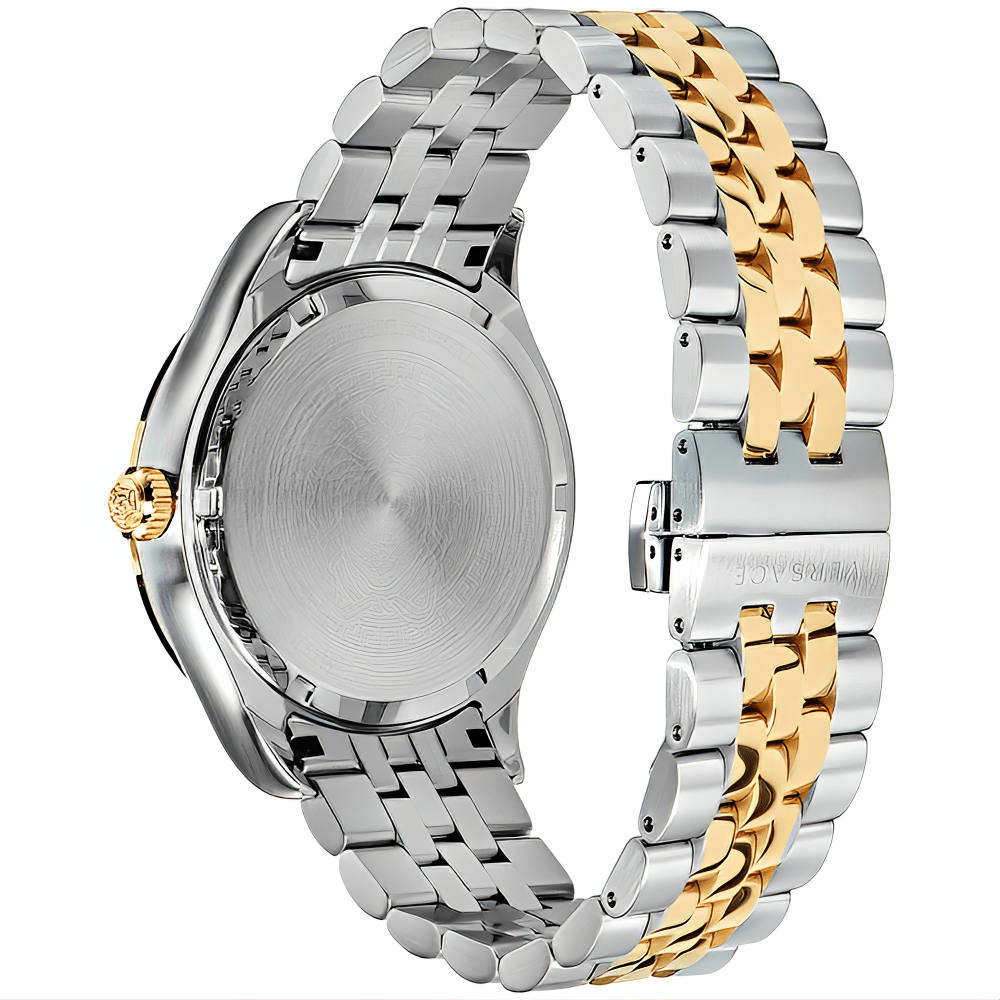Versace VEVK00520 Hellenyium Men's Two - Tone Watch - WATCH & WATCH