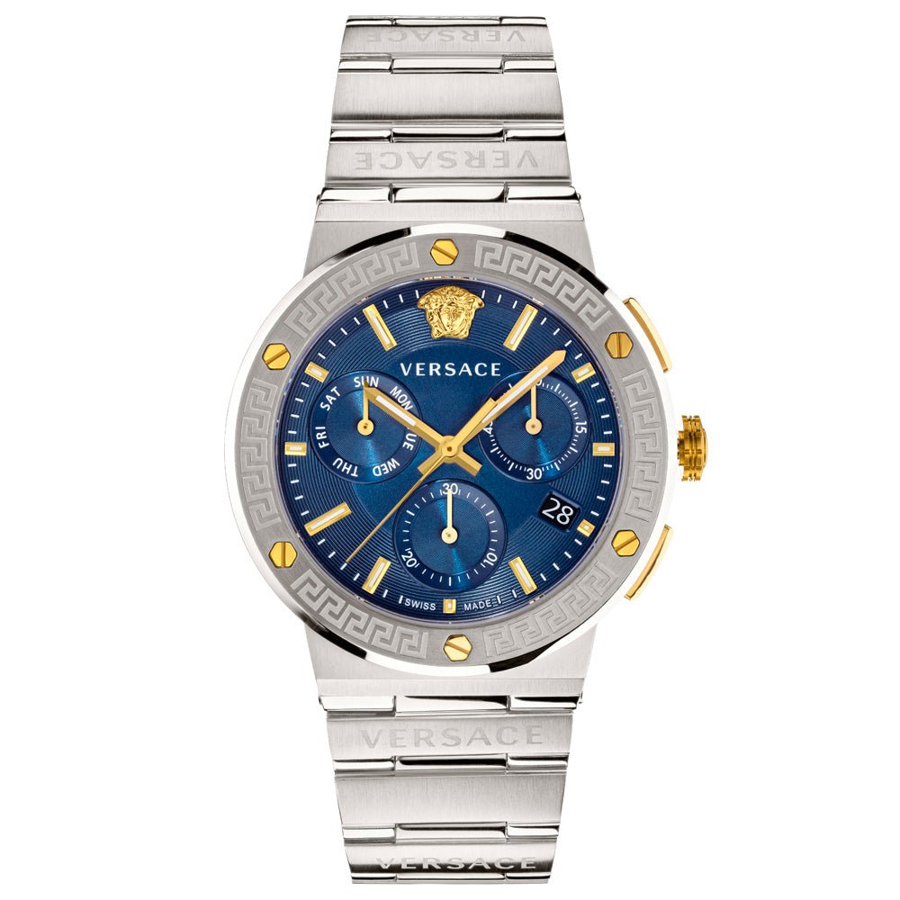 VEZ900221 Greca Logo Chrono Luxury Watch