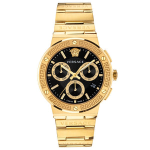 Versace VEZ900421 Men's Greca Logo Chrono Watch - WATCH & WATCH