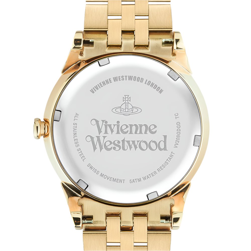 Vivienne Westwood VV208GDGD Wallace Gold Tone Ladies Watch - WATCH & WATCH