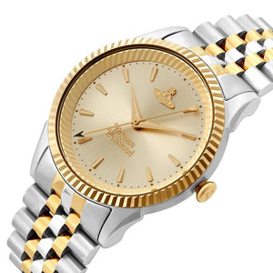 Vivienne Westwood VV240CPSG Seymour Two - Tone Ladies Watch - WATCH & WATCH