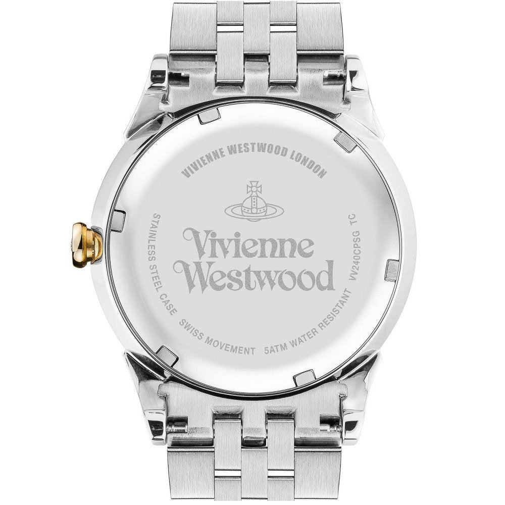 Vivienne Westwood VV240CPSG Seymour Two - Tone Ladies Watch - WATCH & WATCH