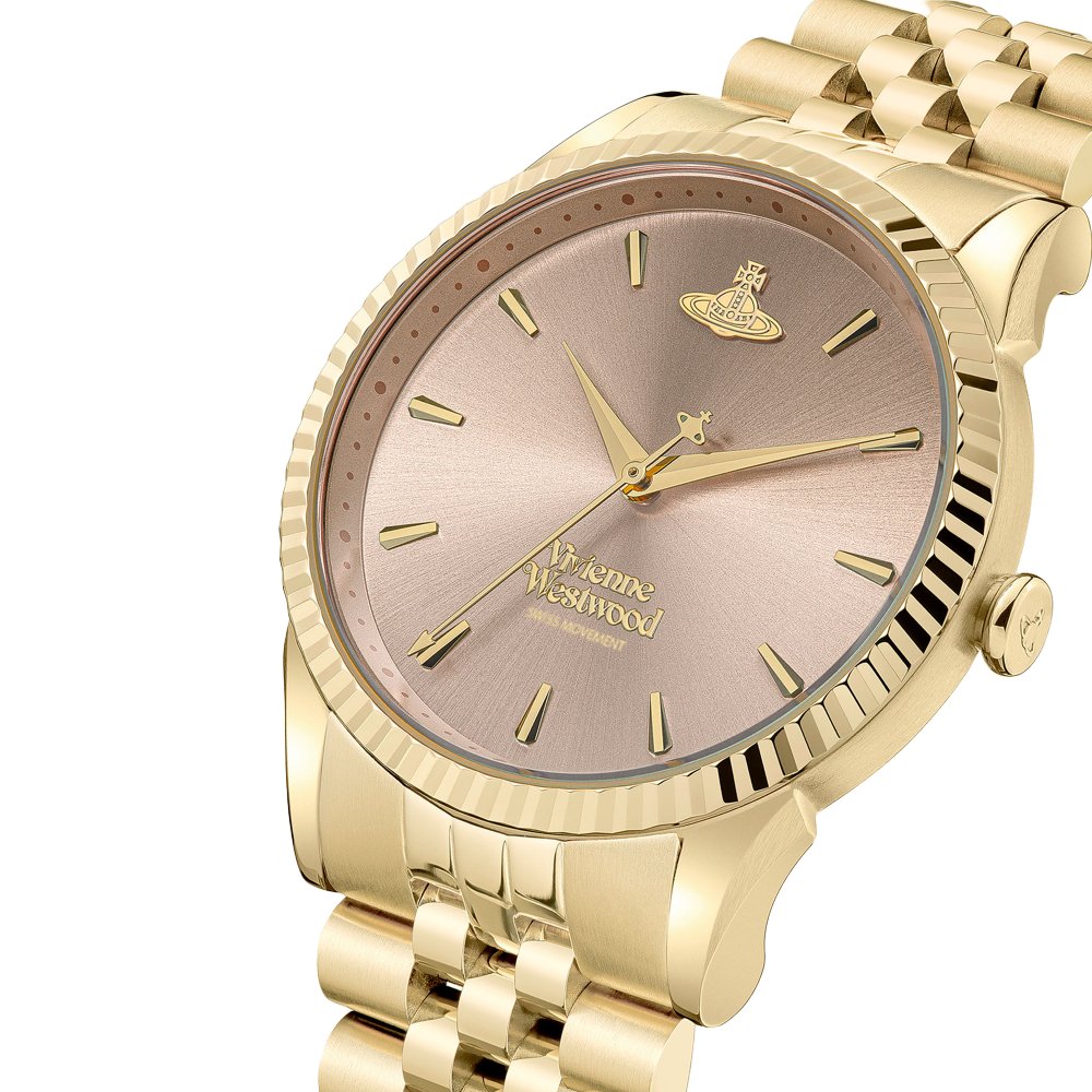 Vivienne Westwood VV240PKGD Seymour Gold Tone Ladies Watch - WATCH & WATCH