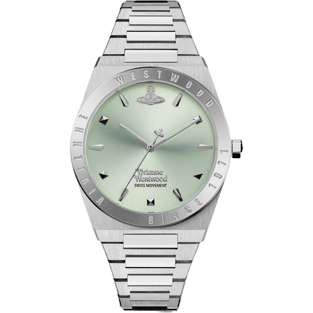 Vivienne Westwood VV244PGRSL Charterhouse Green Dial Ladies Watch - WATCH & WATCH